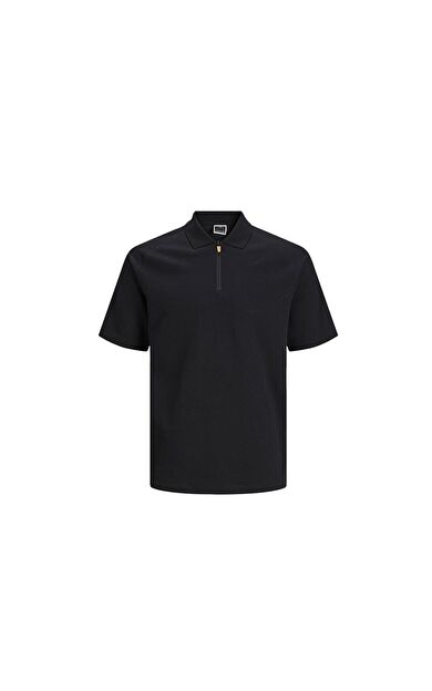 Jack&Jones Erkek T-Shirt Jcofusıon Polo Ss 12253683-Black