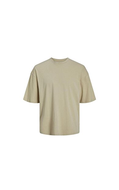 Jack&Jones Erkek T-Shirt Jorgrand Oversıze 12253993-Fields Of Rye