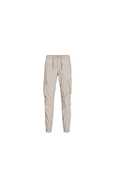 Jack&Jones Erkek Pantalon Jpstkane Jjnoah Cuffed Cargo Noos 12242264-Silver Cloud