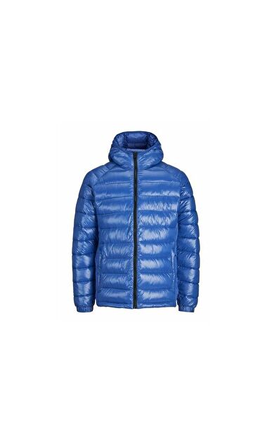 Jack&Jones Erkek Ceket Jcotrace Light Jacket Hood 12241627-Blue Iolite