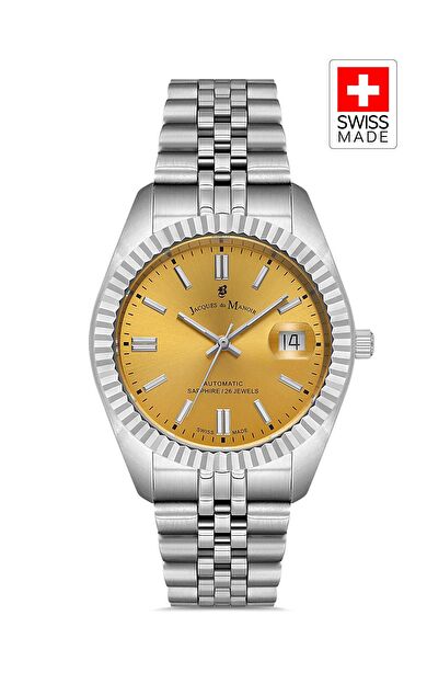 INSPIRATION JWG04201 (Sellita SW200-1, 26 Jewels Otomatik Mekanizmalı, Swiss Made) Erkek Kol Saati