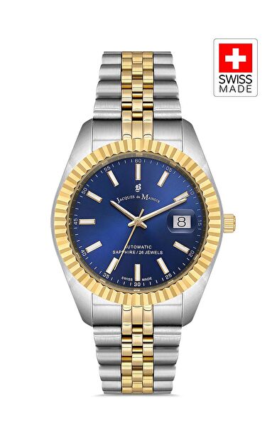 INSPIRATION JWG04208 (Sellita SW200-1, 26 Jewels Otomatik Mekanizmalı, Swiss Made) Erkek Kol Saati