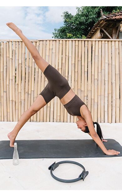 Jerf Lucia Biker Tayt Koyu Kahve