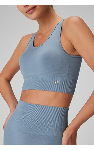 Jerf Luz Sıkılaştırıcı &amp; Kaplı Spor Sütyeni Stone