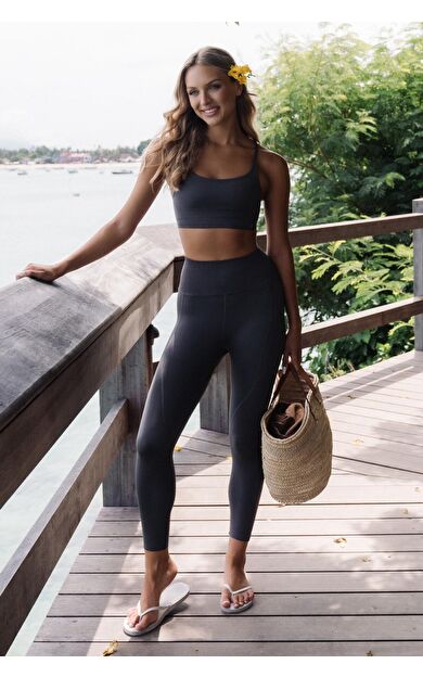 Jerf Pine Yüksek Bel & Toparlayıcı Tayt Antrasit