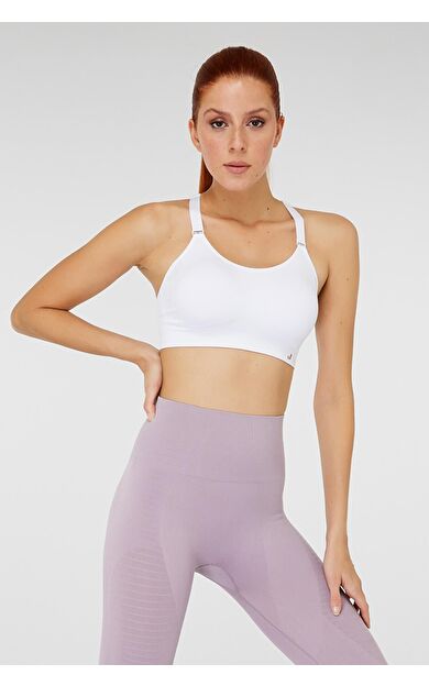 Jerf Utica Yumuşak & Esnek Yapılı Kaplı Spor Sütyeni Beyaz