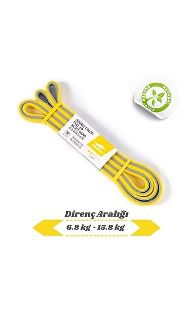 JOINFIT Direnç Lastiği Ve Egzersiz Bandı Sarı-Gri X-Light