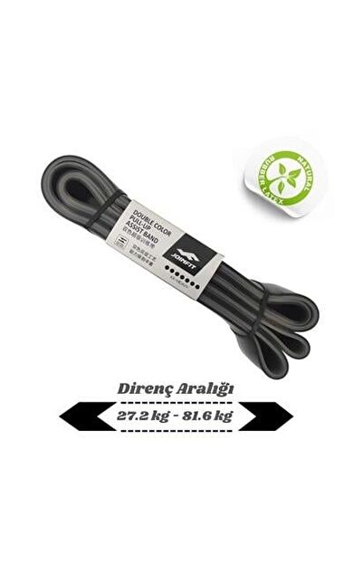 JOINFIT Direnç Lastiği Ve Egzersiz Bandı Siyah-Gri XX-Heavy