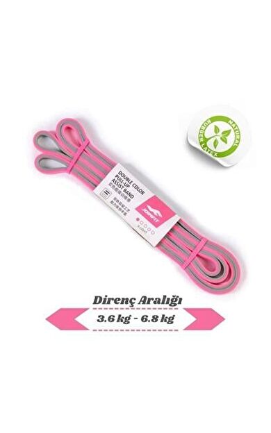 JOINFIT Direnç Lastiği Ve Egzersiz Bandı Pembe-Gri XX-Light