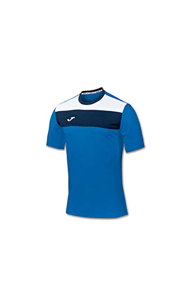Joma Mavi Erkek Futbol Tişörtü 100224,7 T-Shirt Crew Royal