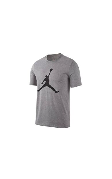 Jordan M J Jumpman Ss Crew Erkek T-Shirt CJ0921-091 Gri