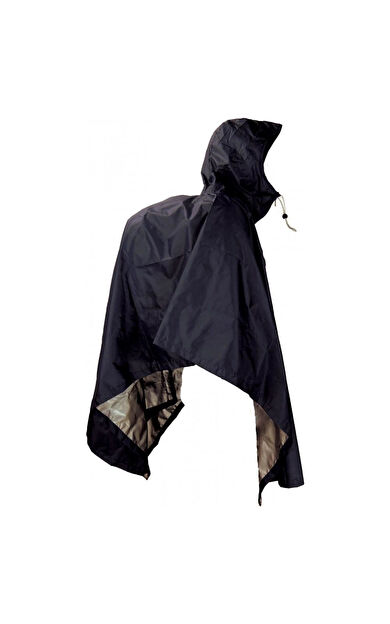 Jr Gear Hafif Su Geçirmez Panço Yağmurluk-SİYAH