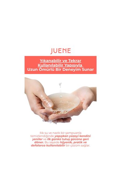 Juene Yapışkanlı Silikon Göğüs Ucu Gizleyici