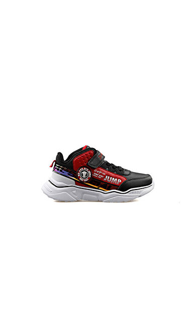 Jump Çocuk Günlük Ayakkabı Beyaz 25792 B Black Red