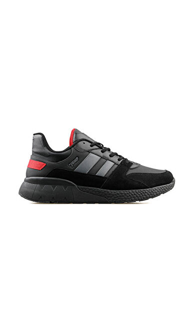 Jump G Black Red Erkek Günlük Ayakkabı 26605-G-BLACK-RED Siyah