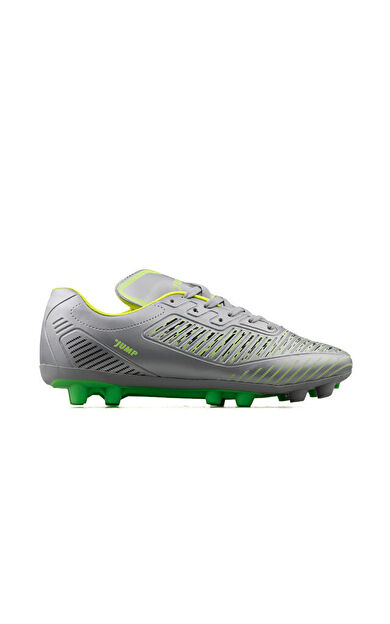 Jump 27048 E Silver Black Neon Green Erkek Çim Zemin Kramponu 27048-E-SILVER-BLACK-NEON-GREEN Gri