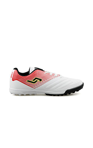 Jump 28034 D White Red Navy Green Erkek Halı Saha Ayakkabısı 28034-D-WHITE-RED-NAVY-GREEN Beyaz