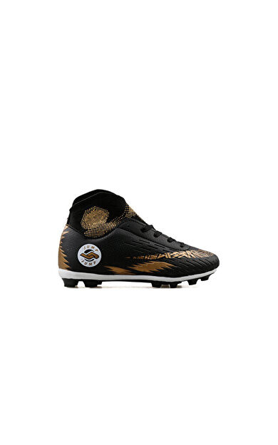 Jump 28382 A Siyah Gold Çocuk Çim Zemin Kramponu 28382-A-SIYAH-GOLD Siyah