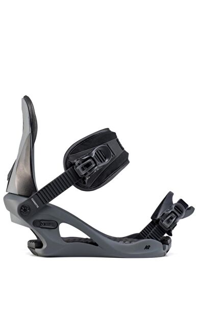 K2 Cassette Kadın Snowboard Bağlaması Siyah/Gri