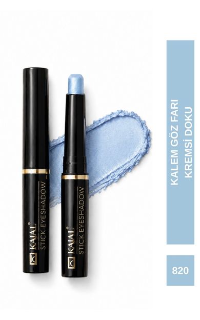 KAJAL Long Lasting Suya Dayanıklı Eyeshadow Stick Göz Farı - 820 Bebek Mavisi - Kalıcı, Kremsi Kalem Far Bebek Mavisi