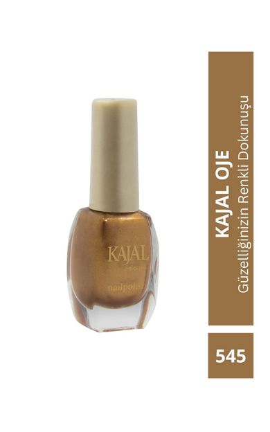 KAJAL Oje - Nail Polish - No: 545 Metalik Bakır