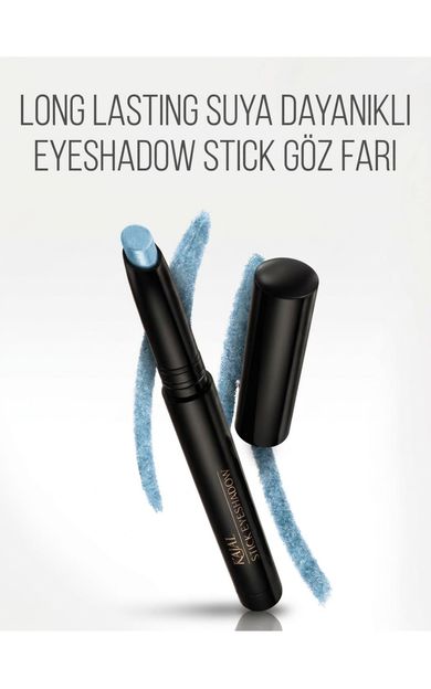 KAJAL Long Lasting Suya Dayanıklı Eyeshadow Stick Göz Farı - 806 Buz Mavisi - Kalıcı, Kremsi Kalem Far Buz Mavisi