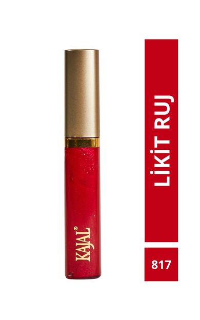 KAJAL Likit Dudak Parlatıcısı Ruj &amp; Liquid Lipstick NO:817 NUDE