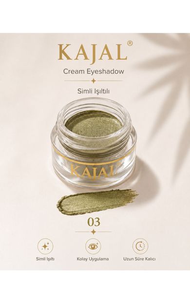 KAJAL Cream Eye Shadow NO: 03 Renkli
