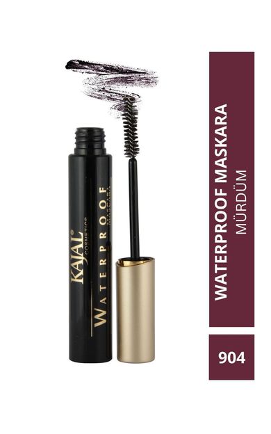 KAJAL Suya Dayanıklı Mürdüm Maskara - Waterproof Plum Mascara - No:904 
