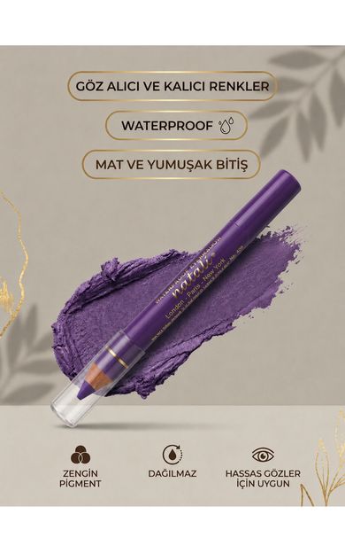 KAJAL Natali Waterproof Göz Kalemi ve Göz Farı No: 464 Mor
