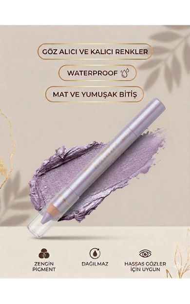 KAJAL Natali Waterproof Göz Kalemi ve Göz Farı No: 463 Açık Pembe