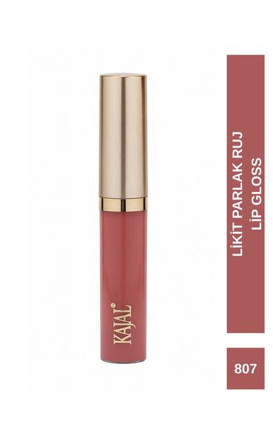 KAJAL Likit Dudak Parlatıcısı Ruj &amp; Liquid Lipstick NO:807 AÇIK KIRMIZI