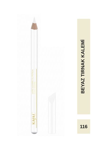 KAJAL Beyaz Tırnak Kalemi - Nail White Pencil No:116 Beyaz