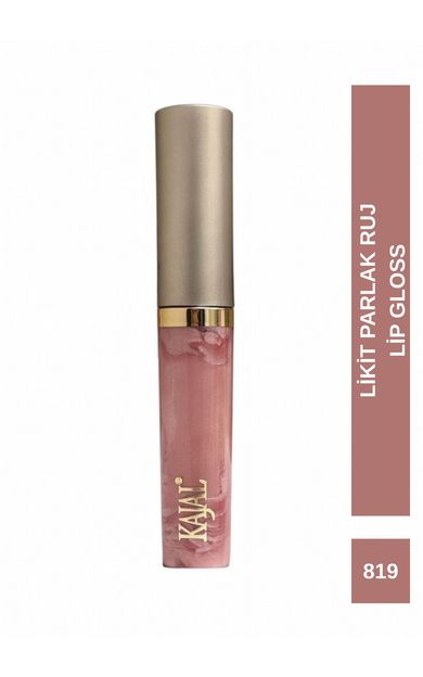 KAJAL Likit Dudak Parlatıcısı Ruj &amp; Liquid Lipstick NO:819 ROSE