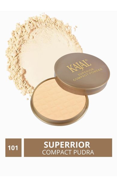 KAJAL Superrior Kompakt Pudra - Açık Ten Beji No:101 Açık Ten Beji