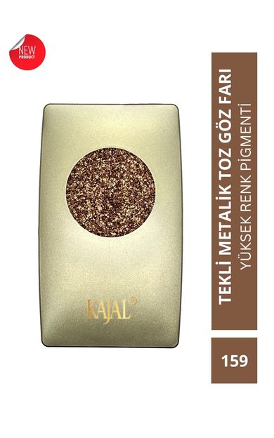 KAJAL Metalik Bronz, Işıltılı Toz Göz Farı -Metallic Bronze Eyeshadow No:159 Bronze
