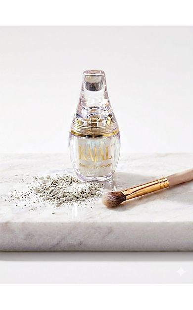 KAJAL Shimmer Eye Powder - Yoğun Pigmentli Işıltılı Toz Göz Farı Serisi No: 02 Beyaz