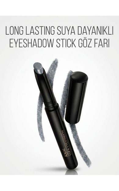 KAJAL Long Lasting Suya Dayanıklı Eyeshadow Stick Göz Farı - 800 Granit Gri - Kalıcı, Kremsi Kalem Far Granit Gri