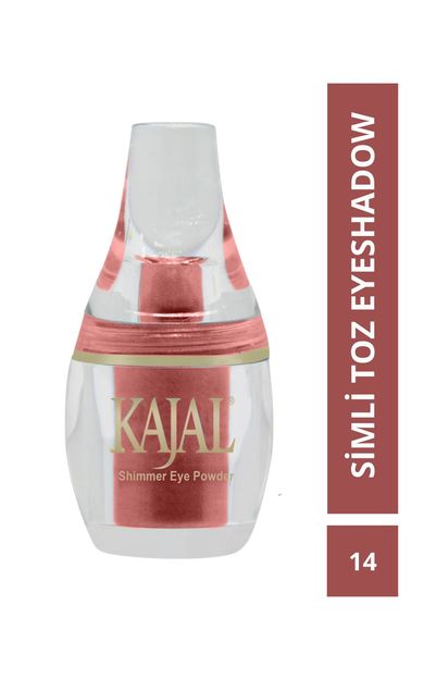 KAJAL Shimmer Eye Powder - Yoğun Pigmentli Işıltılı Toz Göz Farı Serisi No: 14 