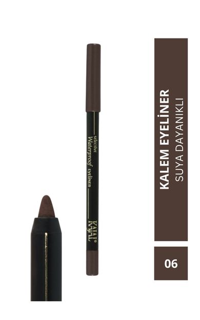 KAJAL Suya Dayanıklı Göz Kalemi - Selective Waterproof Eyeliner Pencil - No: 06 Kahverengi