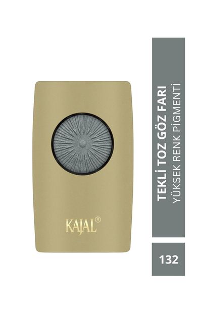 KAJAL Yüksek Renk Pigmentasyonlu Tekli Toz Göz Farı Antrasit - No: 132 Antrasit