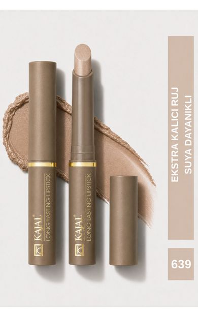 KAJAL Uzun Süre Kalıcı Ruj &amp; Long Lasting Lipstick No:639 Açık Şeftali