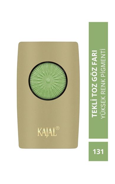 KAJAL Yüksek Renk Pigmentasyonlu Tekli Toz Göz Farı Zeytin Yeşili - No: 131 Zeytin Yeşili
