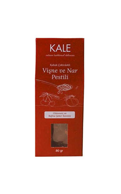 KALE Kabak Çekirdekli Vişne ve Nar Pestili 80g