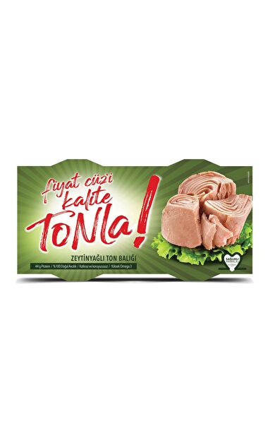 Kalite Tonla Zeytin Yağlı Ton Balığı 2x150 gr