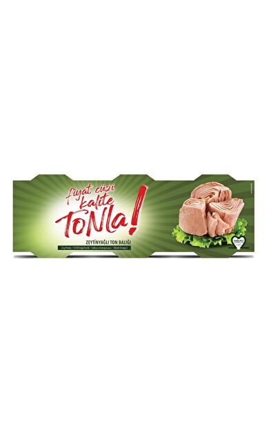 Kalite Tonla Kalite Tonla Zeytin Yağlı Ton Balığı 3x75 gr
