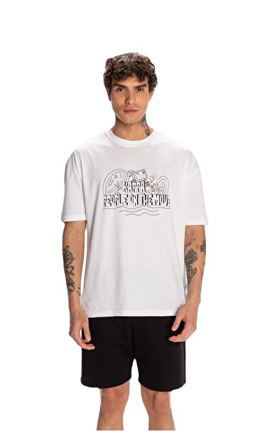 Kappa 321W7VW001 Logo Fred Erkek Spor Tişört