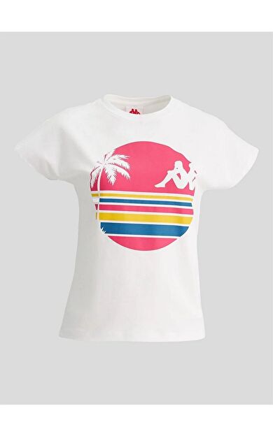 Kappa 371E8CWA07 Authentic Sand Pakita Tk Kadın Spor Tişört