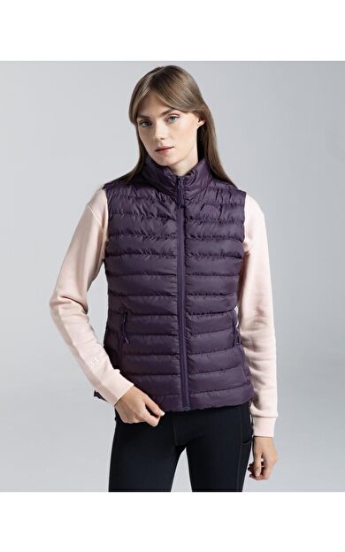 Kappa Logo Tona Kadın Yelek Mor