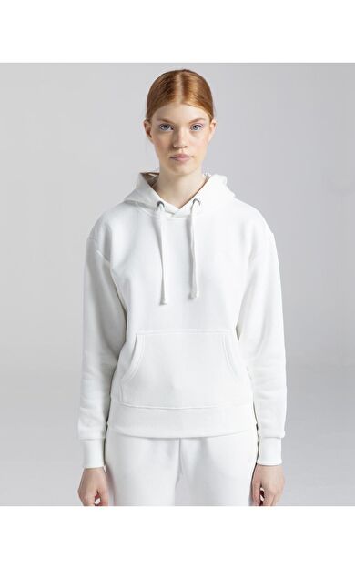 Kappa Authentic Kei Kadın Bej Sweatshirt Bej